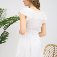 The Cara White Dress