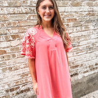 The Halie Coral Dress