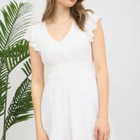 The Cara White Dress
