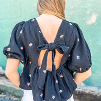 The Sarah Black Top