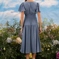 The Iris Chambray Midi Dress