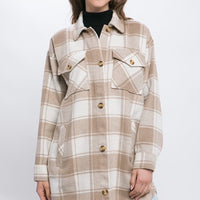 The Remi Camel Long Shacket