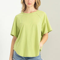 The Toni Pale Olive Tee