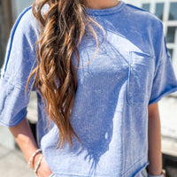 The Piper Periwinkle Top