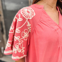 The Halie Coral Dress