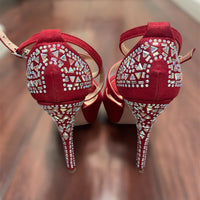 7.5 Red Sweetie's Shoe Collection Very Good