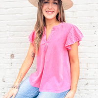 Pink Bloom Top