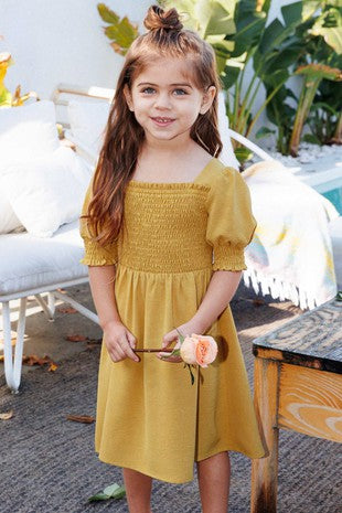 Mustard kids dress hotsell