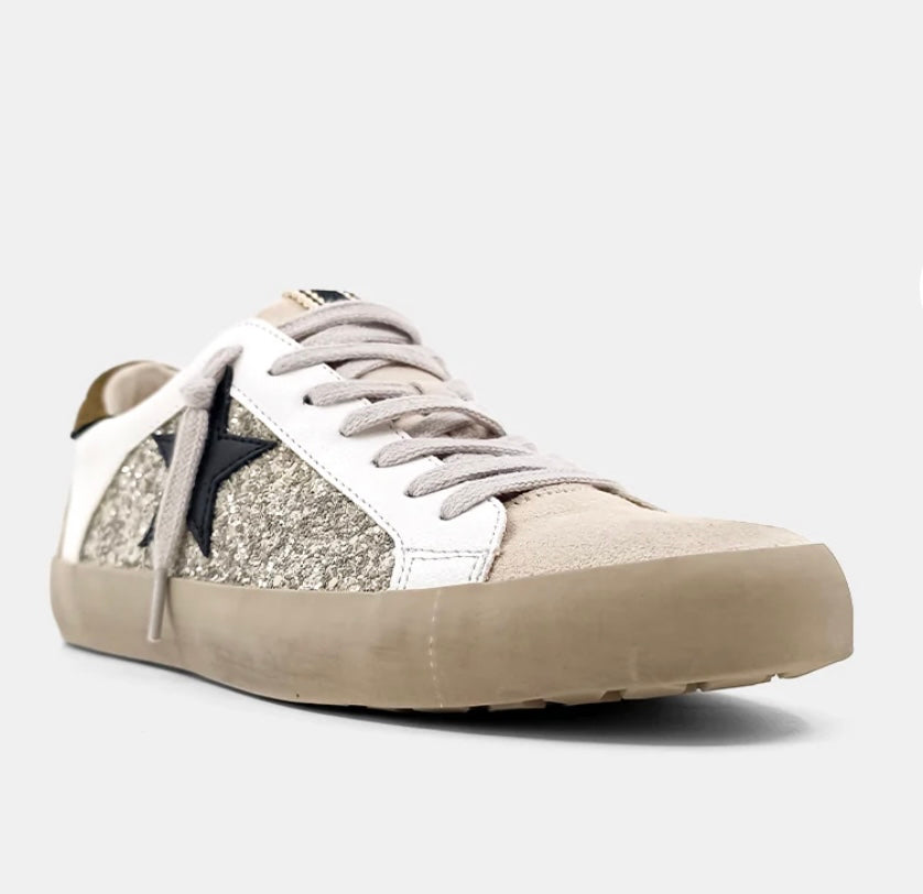 Paula Sneaker - Silver Sparkle