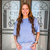 The Piper Periwinkle Top