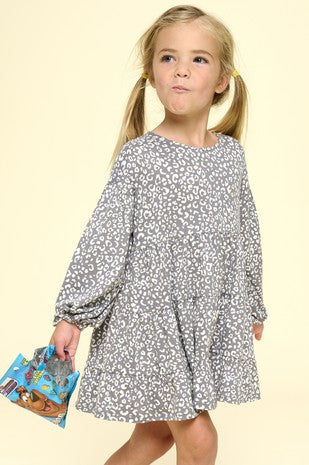 Kids Leopard Dress Amia Boutique