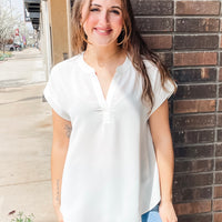The Tomi Off White Blouse