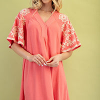 The Halie Coral Dress