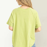 The Toni Pale Olive Tee