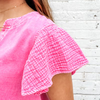 Pink Bloom Top