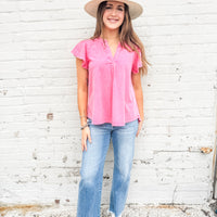 Pink Bloom Top
