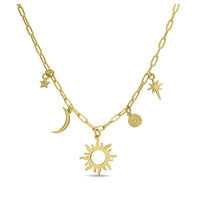 Dream Big. Sparkle More. Shine Bright. Charm Necklace
