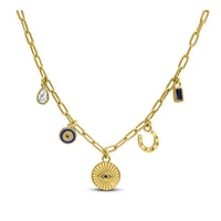 Protect Your Vibe. Charm Necklace