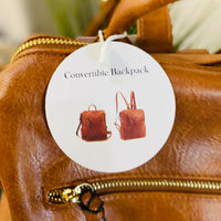 The Beth Convertible Backpack Purse