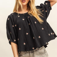 The Sarah Black Top