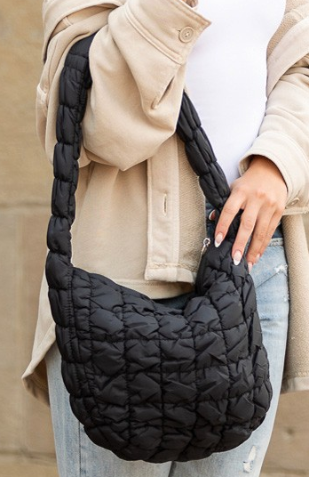 Dale Quilted Puffer Bag