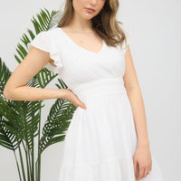 The Cara White Dress