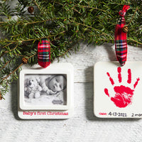Mud Pie First Christmas Hand Print Ornament Kit