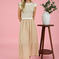 The Grace Sweater Top Midi Dress