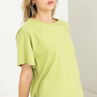 The Toni Pale Olive Tee