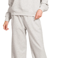 Heather Grey Scuba Crewneck so soft and silky