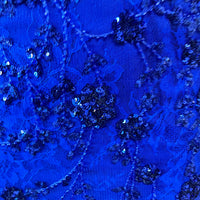 Royal Blue Sequin Prom Dress β Size 2 | Amara