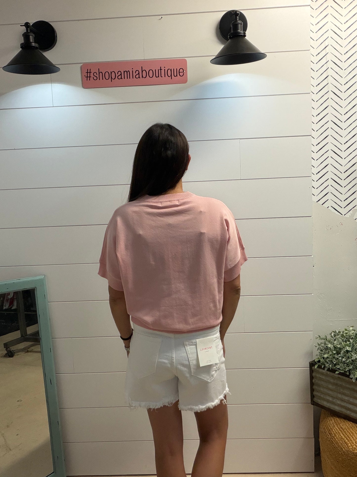 Lovervet-White Tummy Control Shorts