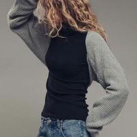 Women's knit green sweater coverup