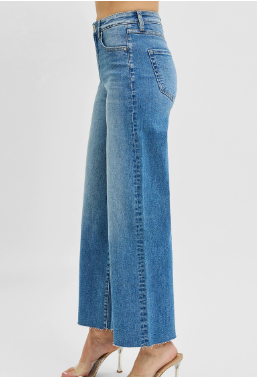 Risen T.C. HR Crop Wide Leg Jeans