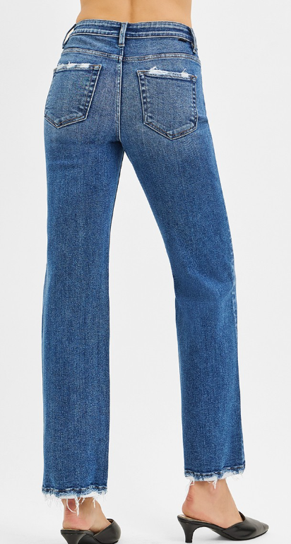 Risen-Tummy Control HR Ankle Straight