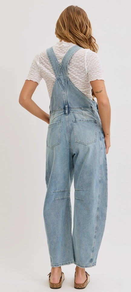 Sweet Lovely-Barrel-Leg Jumpsuit
