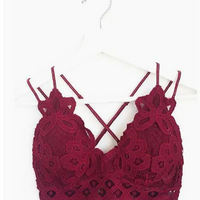 Scalloped Lace Cami Bralette