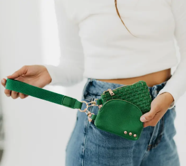 Dual Pouch Wristlet-4 colors