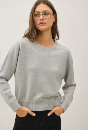 The Notched Stitch Sweater-2 colors