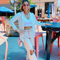 The Tina White Button Down Shirt