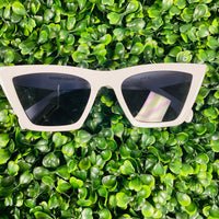 White Cat Eye Sunglasses