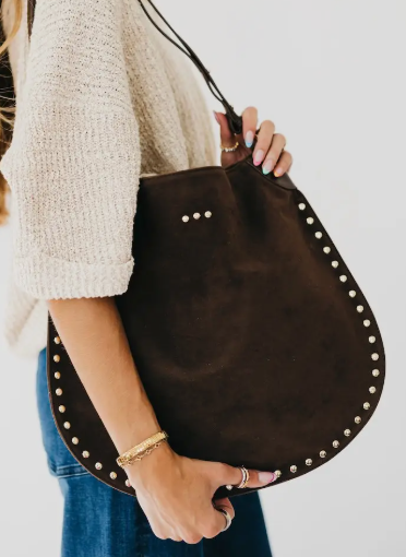 Rosalie Suede Hobo Bag