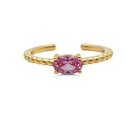 Colorful Stacker Rings- Pink
