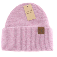 Violet Cuffed C.C. Beanie