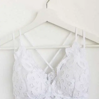 Scalloped Lace Cami Bralette