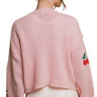 The Carla Pink Cherry Cardigan