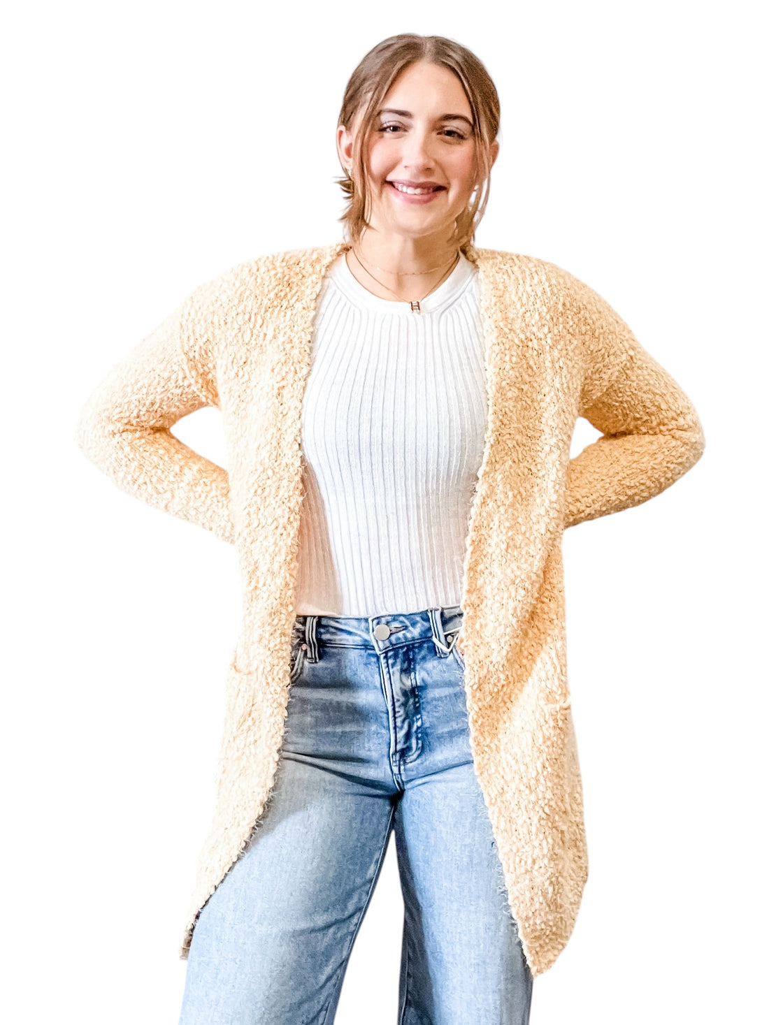 The Kathy Honey Long Cardigan