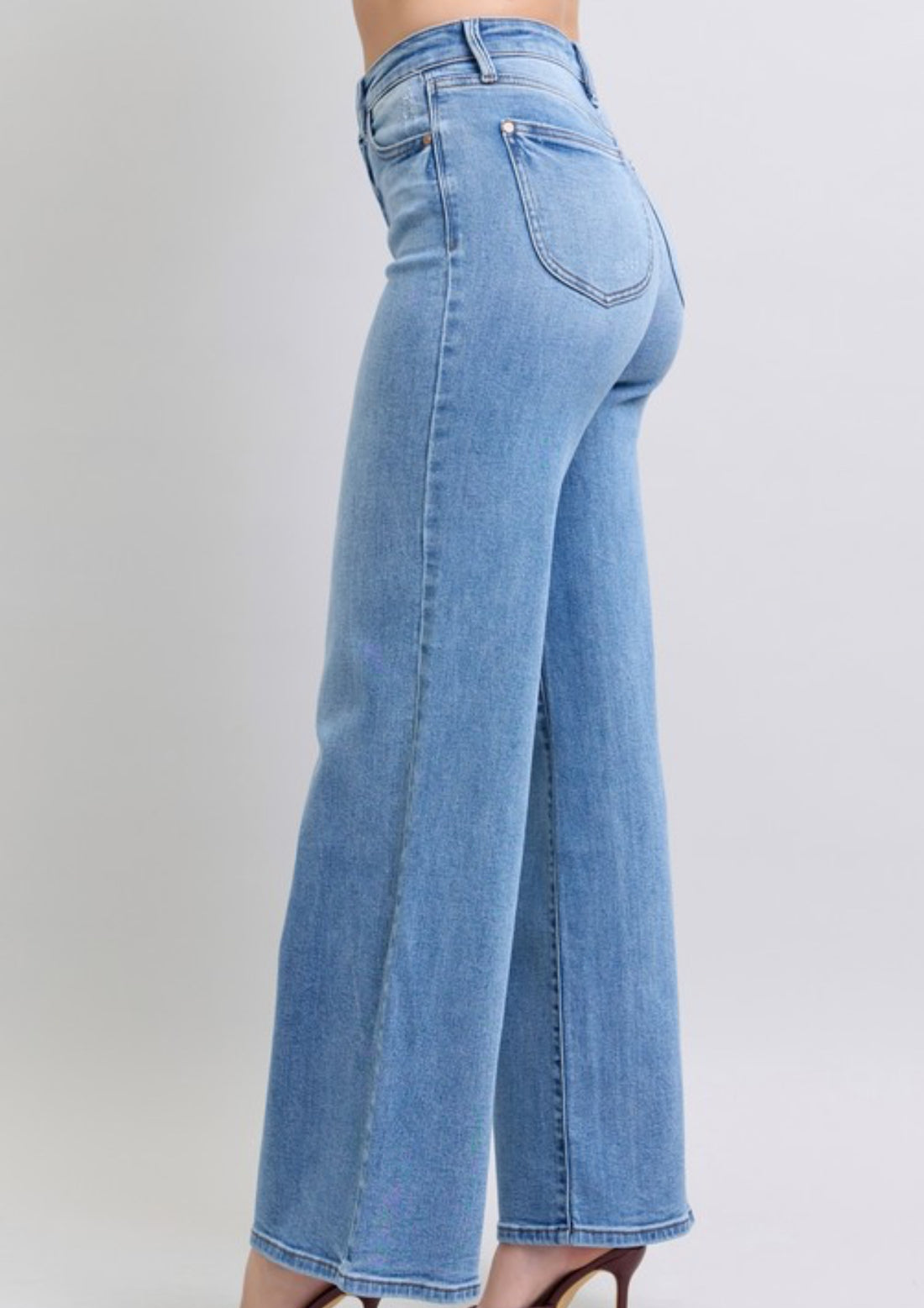 Judy Blue HW Vintage Wash Retro Jeans