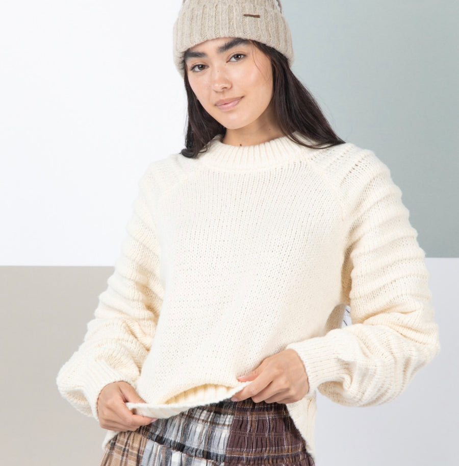 The Casi Cream Cozy Sweater