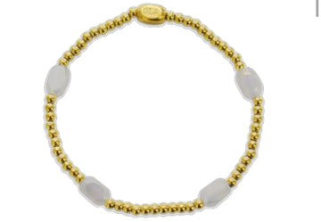ISLA Here and There White Cap Stretch Bracelet